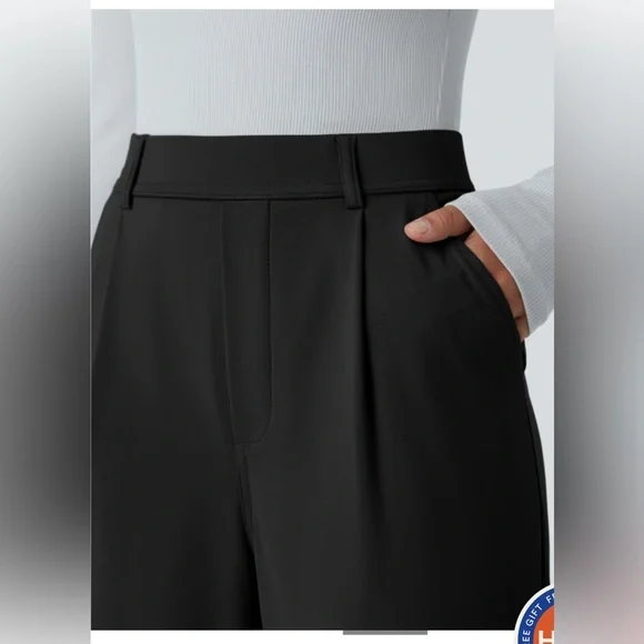 HALARA Wide Leg Pants in Black - Picture 3 of 15